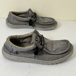 Hey Dude Wally Stretch Steel Gray 9 Loafers for Men